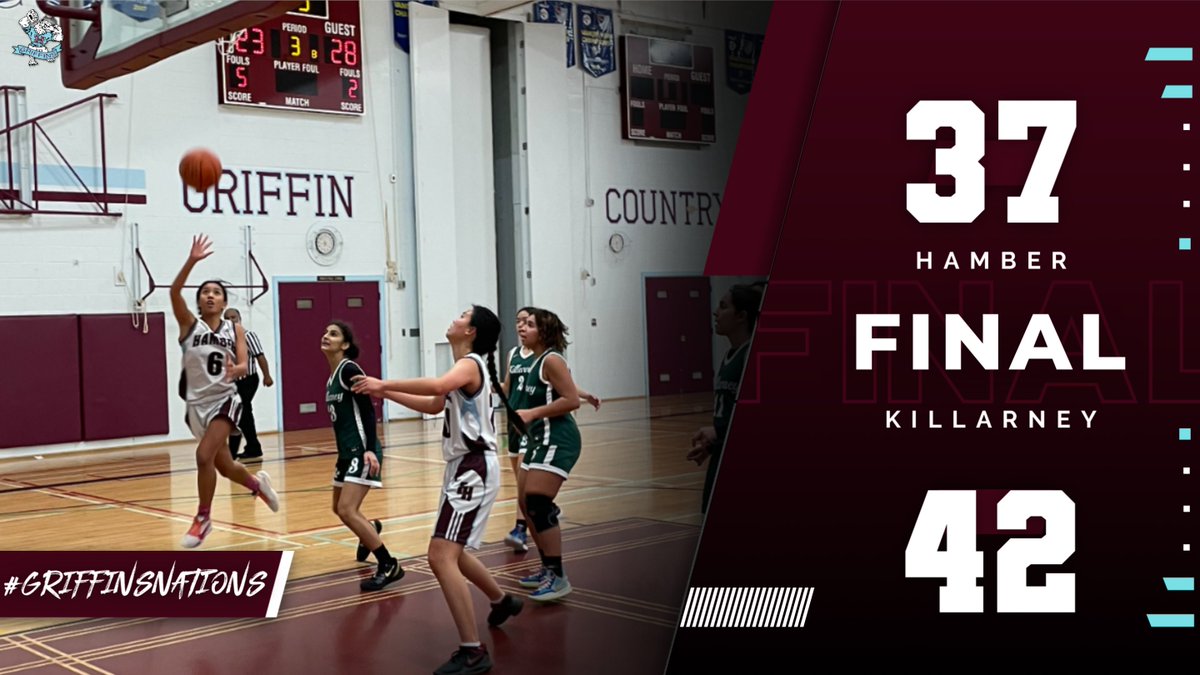 Nail biting for the sr girls against Killarney 37-42! #griffinsnation