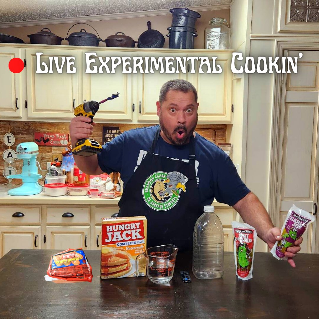 Da_Disposal's tweet photo. https://t.co/9TlLnH6A6U
Tryin' a new experiment in the kitchen, come check out what the heck I am doin' this time. #ExperimentalCooking #Cooking #DaGarbageDisposal #Live https://t.co/kXsloh6guP
