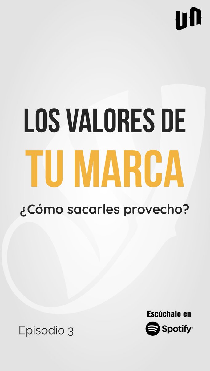 ¿Si estás comenzando con la Identidad de Tu Marca o tu #emprendimiento ? Escucha este episodio del podcast EN UN 2 X 3 PARA TU MARCA open.spotify.com/episode/3Ux87b…