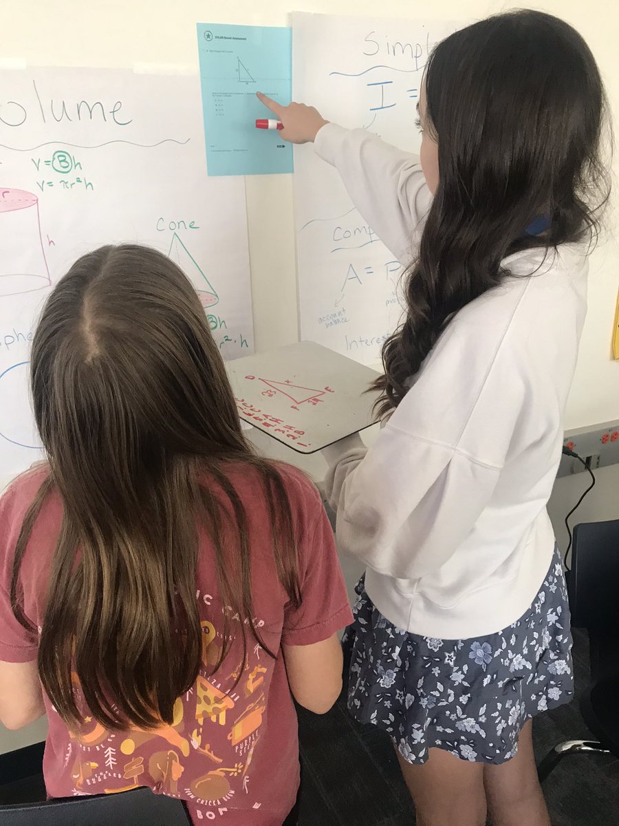 Partner problem-solving around the room! These Colts are getting ready to rock their semester exams! #cmsWICORwars