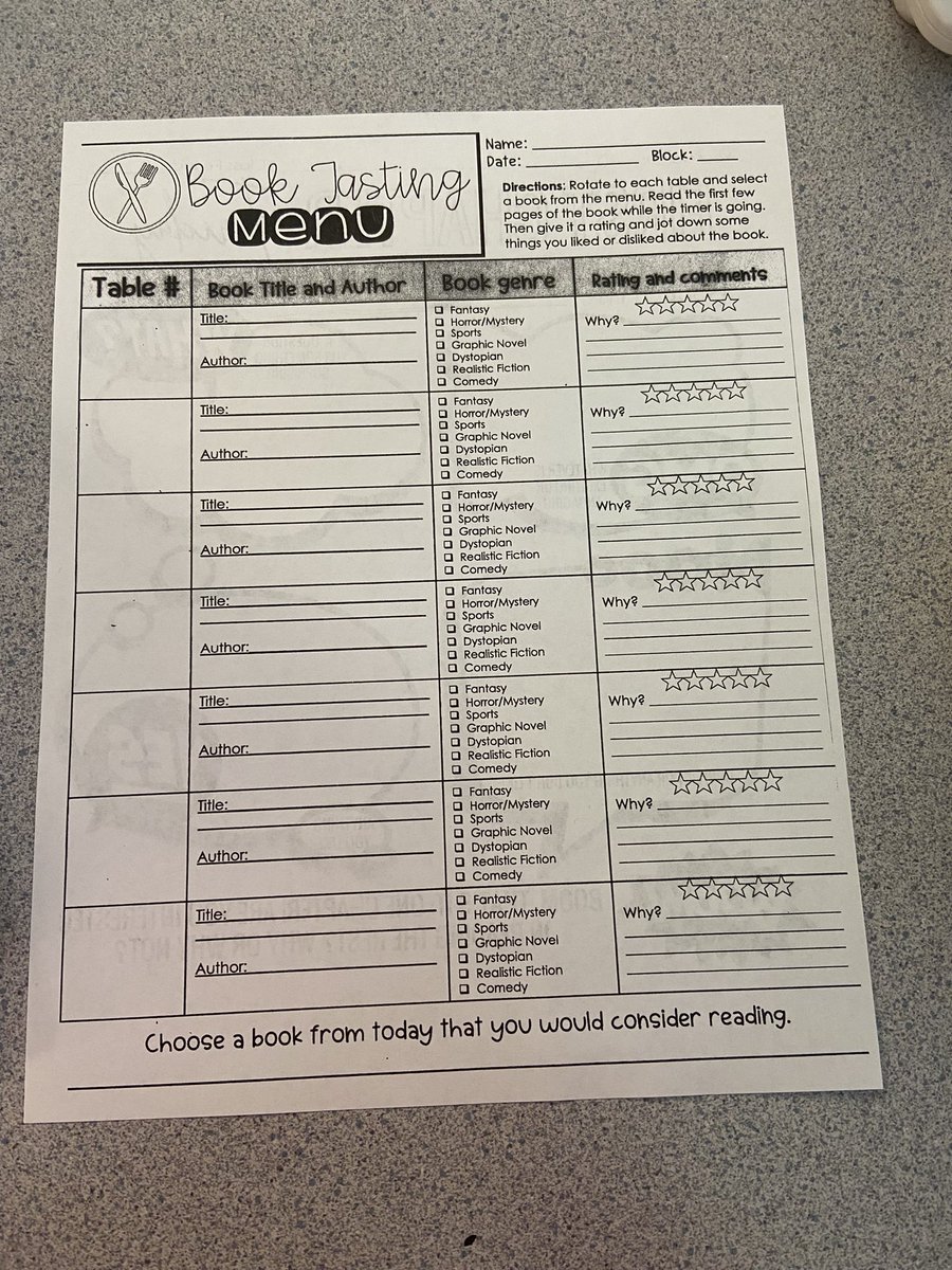 What do you do on the Wednesday before winter break? Why, a book tasting, of course! To get middle schoolers to be this silent three days before break is a miracle.. must have been some good books! ☺️📚
