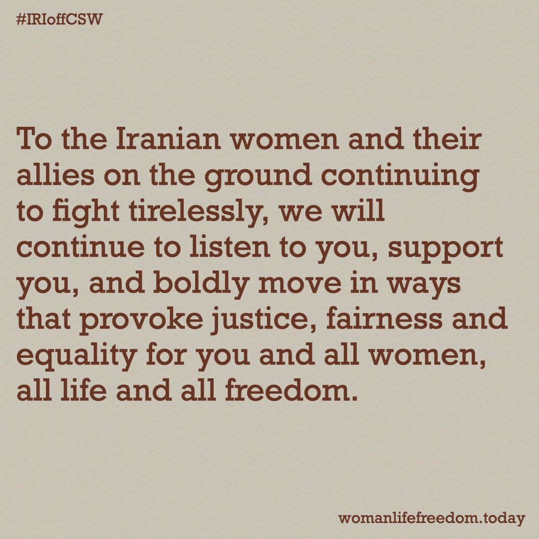 A major win for the people of Iran. So much more to be done but we are one step closer to removing this barbaric regime from all facets of Iran.

#IRIoffCSW 
#MahsaAmini 
#IranRevoIution