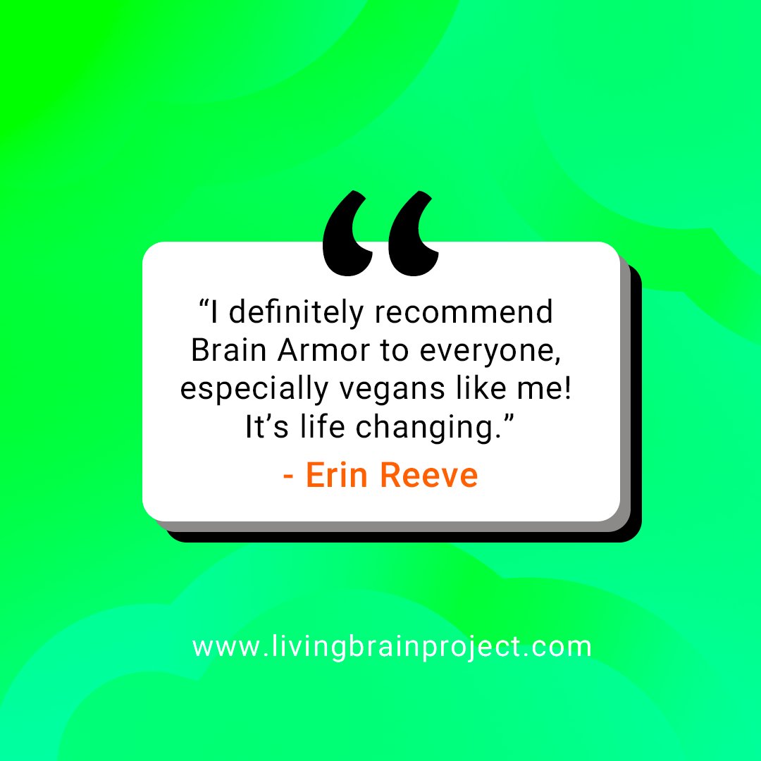 Brain_Armor's tweet image. After daily dosing with Brain Armor for 90 days, Erin Reeve&apos;s Omega-3 index increased by 145.95%. 

#LivingBrainProject #PlantBased #Vegan  #Omega3index #BrainHealth #Formulation #Algal #AlgalDHA