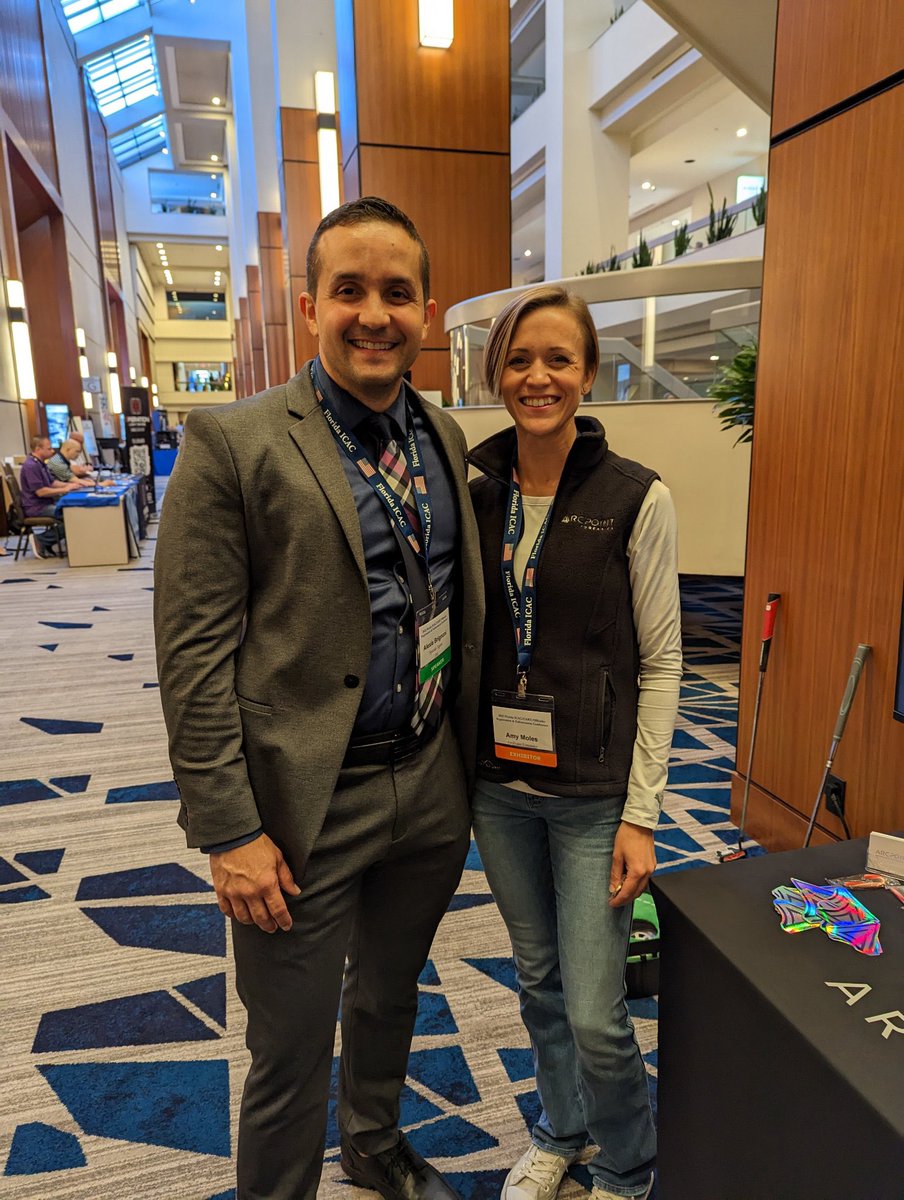 amyrquezada's tweet photo. I had a blast at the #ICACFloridaConference this week! Meet some amazing new folks and got to reconnect with friends! Thank you for having us! @Get_ArcPoint will be back for the next one! #ICAC https://t.co/cWFiFROSbO