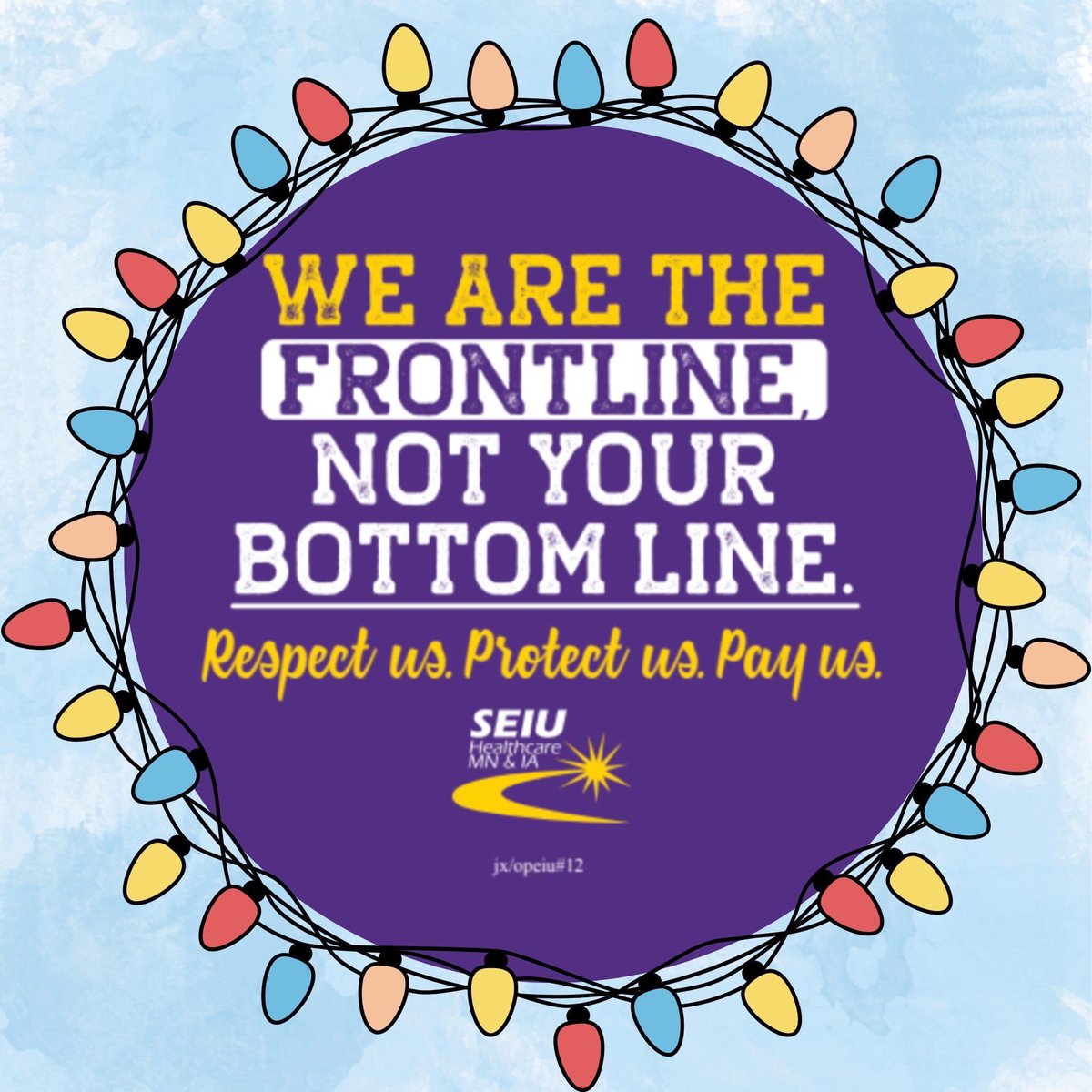 SEIUHCMNIA's tweet photo. 1700 members at HealthPartners are negotiating their contract.
#FrontlineNotBottomline #UnionsForAll #UnionStrong https://t.co/PQJ5JNU1OL