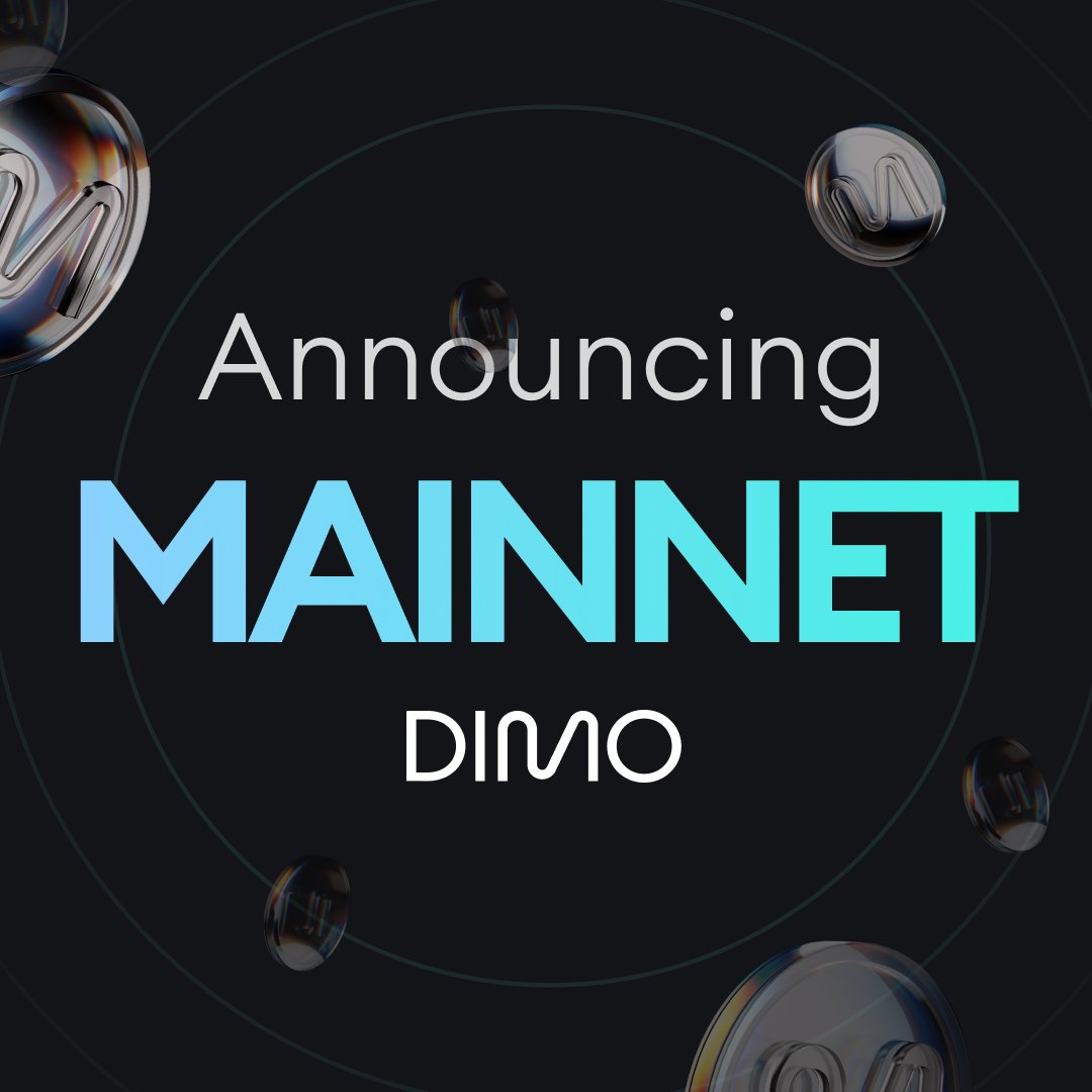 A web3 app with an actual use case outside of trading? Yes, it exists! 

DIMO Mainnet launched with over 1,000 users qualifying for an airdrop. You might ask “what does this mean and how can I earn $DIMO?” Read below and find our 10% OFF hardware discount (+ free shipping!) (1/8)