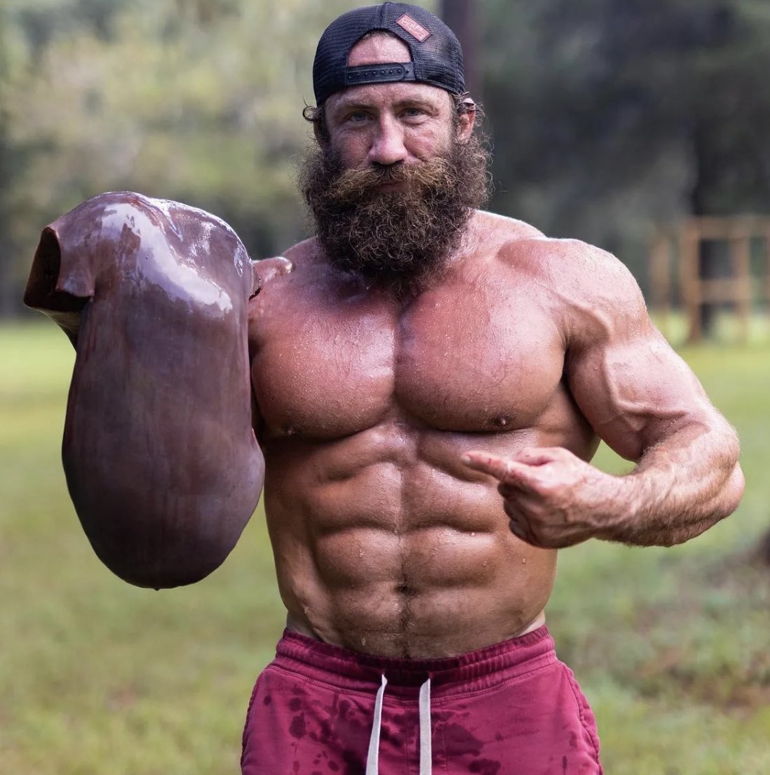 MoneyMade_io's tweet image. Brian Johnson, the famous TikTok &amp;amp; Instagram #influencer Liver King, is known for eating raw liver. 

He is reportedly worth over $1M and has $12 million of exposure to #realestate and #fitness supplement companies.