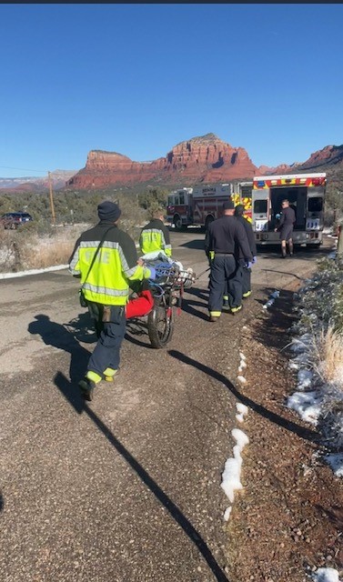 <a href="/SedonaFD/">Sedona Fire District</a> working a rescue this am on Bell Rock. Please be careful as the snow melts. This creates significant slip potential for hikers enjoying the Red Rocks.
<a href="/VerdeNews/">Verde Independent</a> <a href="/sedonanews/">Sedona Red Rock News</a> <a href="/YBC_News/">YBC News</a> <a href="/CityofSedonaAZ/">City of Sedona, AZ</a> <a href="/SedonaChamber/">Sedona Chamber</a> <a href="/kaffnews/">KAFF News</a> <a href="/KAZMNews/">Mellow Mountain Radio News</a>