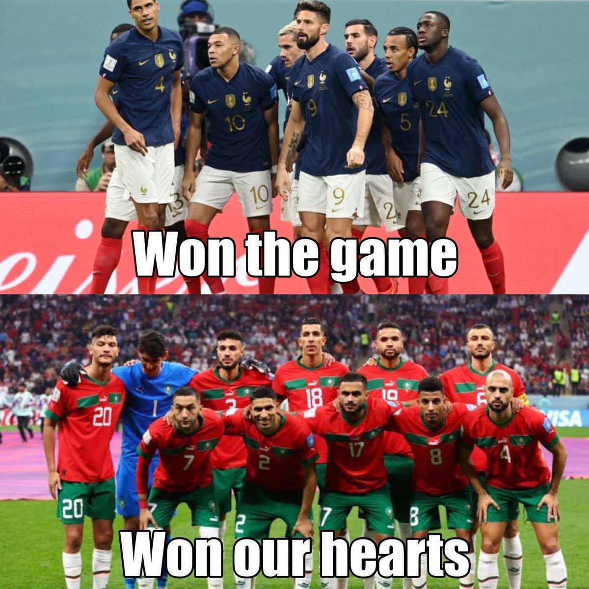 trollsports's tweet photo. Morocco 👏❤️🇲🇦 https://t.co/g4IxEoAqoz
