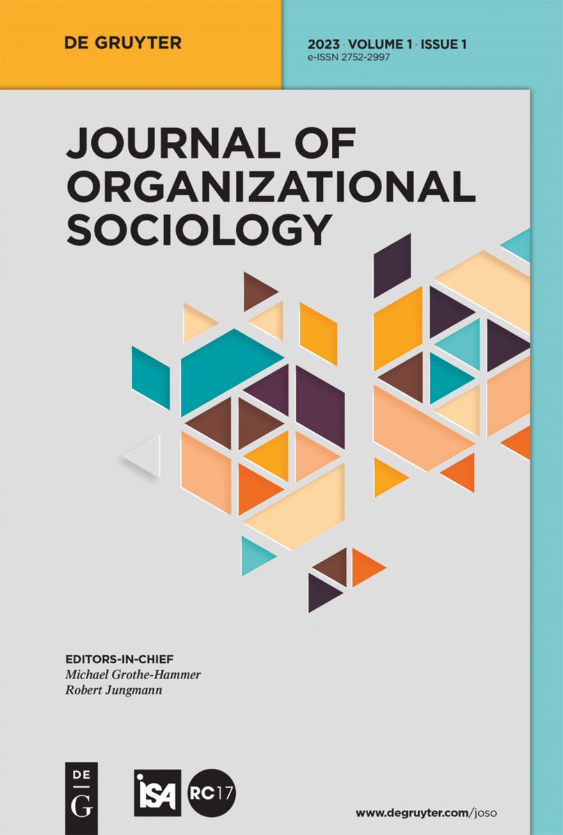 Journal of Organizational Sociology tweet media