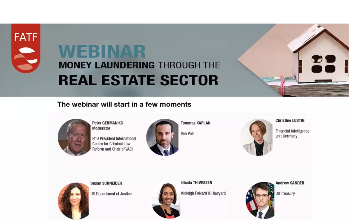 cepi_eu's tweet photo. Money Laundering through the Real Estate sector – FATF webinar ➡️ https://t.co/Uy0dzZ1Yfx https://t.co/BKtJnHGOpm
