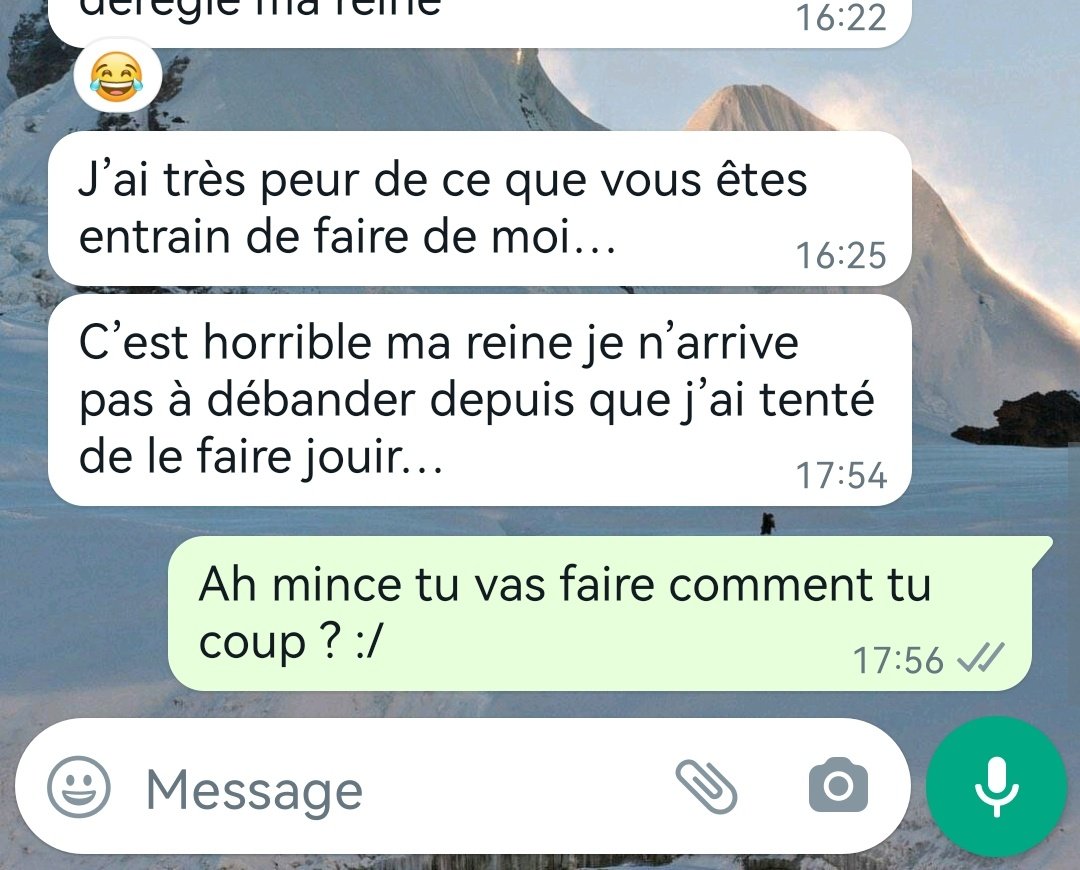 Favscarxgirl's tweet photo. Il était au bureau. Je lui ai dit "tu as 30 secondes pour jouir. Si tu n'y arrives pas, tu restes chaste".
Il n'a pas réussi. Il n'a cessé de bander depuis. https://t.co/UyFG4RsQ9M