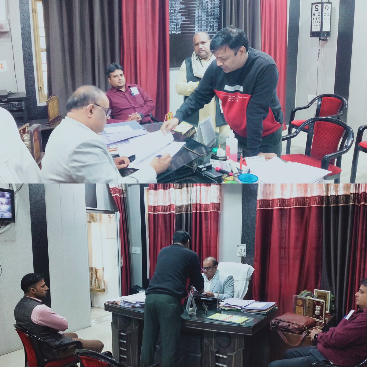 अपने कार्यालय में रहकर ही ग्रामीण क्षेत्र से आये सम्मानित सदस्यों की समस्या सुनकर उचित समाधान किये। <a href="/BagpatDm/">DM Baghpat</a> <a href="/diobaghpat/">कार्यलय जिला सूचना अधिकारी बागपत</a> <a href="/MAnwar25326362/">M Anwar</a> <a href="/SagarThakurDEO/">SAGAR THAKUR - DEO</a> <a href="/nhm_up/">NHM UP</a> <a href="/SIFPSA/">SIFPSA</a> <a href="/jselvakumari/">Selvakumari Jayarajan</a> <a href="/AyushmanNHA/">National Health Authority (NHA)</a>