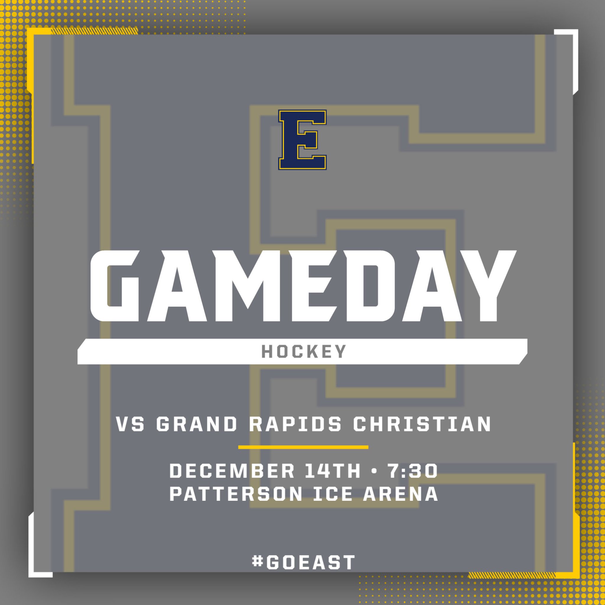 East Grand Rapids Athletics on Twitter "Pioneer Hockey hosts the