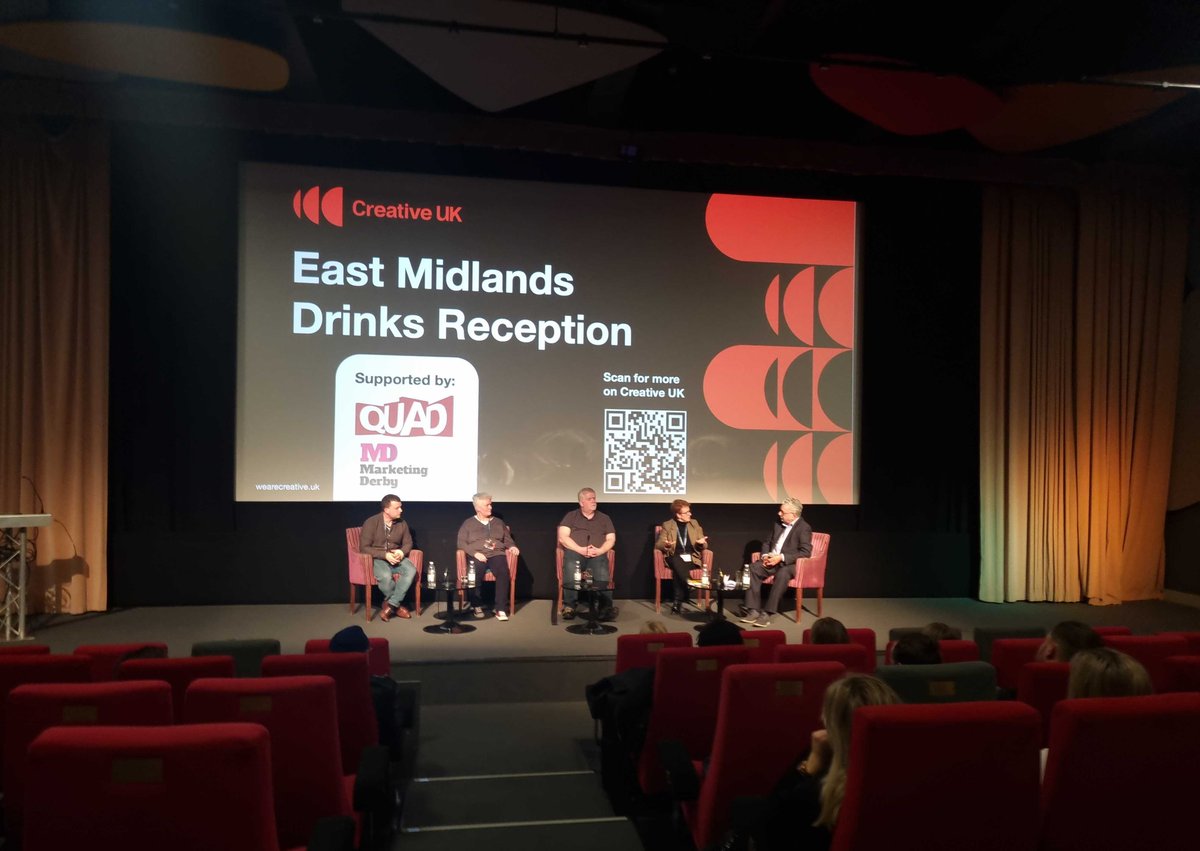 Creative UK (@wearecreativeuk) on Twitter photo Thanks to everyone who came to our East Midlands Reception reception last month with @DerbyQuad and <a href="/MarketingDerby/">Marketing Derby</a>!
Catch up with what happened at the event through the link below 👇
hubs.ly/Q01vRDQK0 Thanks to everyone who came to our East Midlands Reception reception last month with @DerbyQuad and <a href="/MarketingDerby/">Marketing Derby</a>!
Catch up with what happened at the event through the link below 👇
hubs.ly/Q01vRDQK0