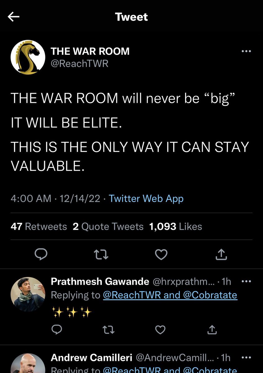 ZechterF's tweet photo. @ReachTWR @Cobratate Elite huh? https://t.co/pGkJ1XowUb
