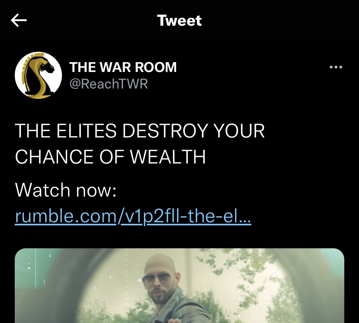 ZechterF's tweet photo. @ReachTWR @Cobratate Elite huh? https://t.co/pGkJ1XowUb