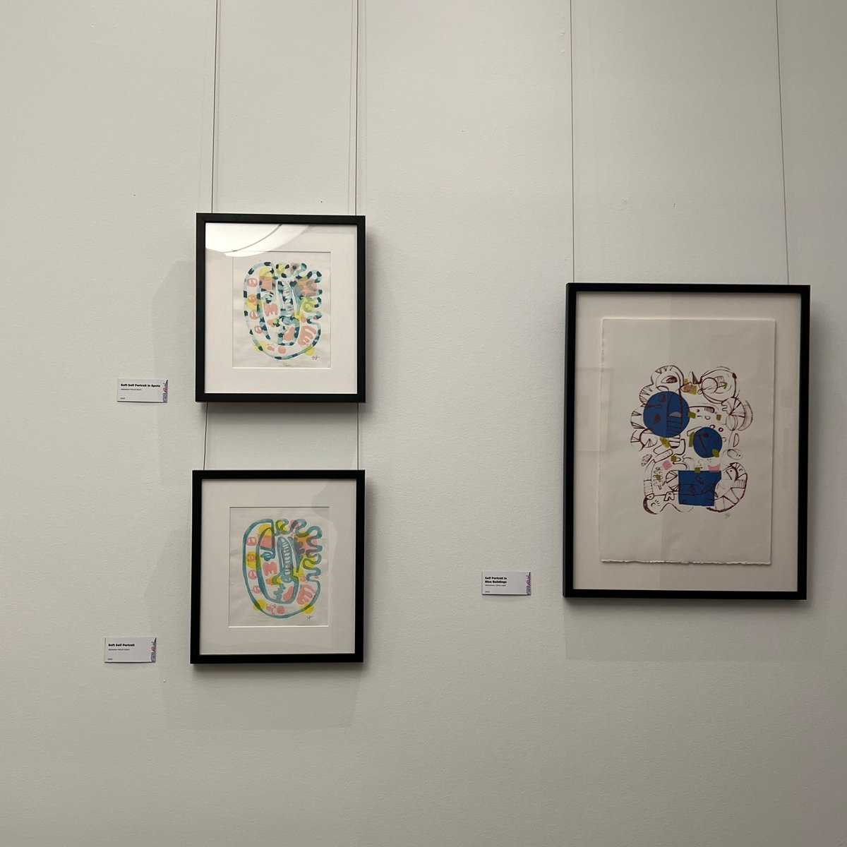 ATTN #Art Lovers! I See Shapes by Art Ed's Lindsey Frances Jones is on display on the third floor of the <a href="/TCgottesman/">Gottesman Libraries</a> library up until February 3rd 2023!
