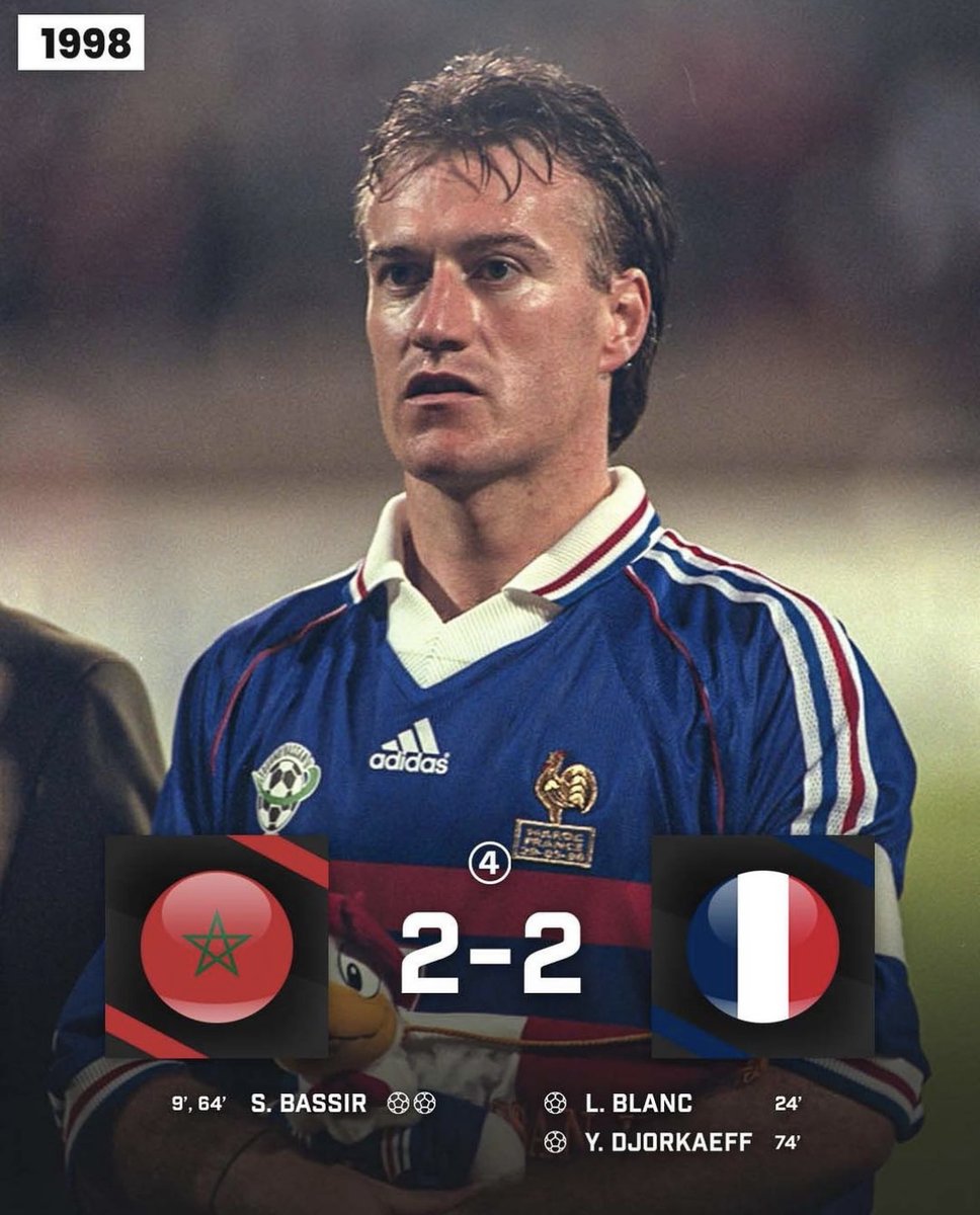 433's tweet photo. The previous meetings between 🇫🇷 &amp; 🇲🇦 ⚔️ https://t.co/BnQx5ElKPY