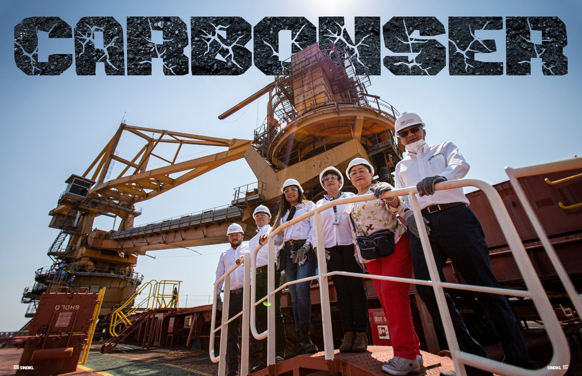 SUTERM_NACIONAL's tweet photo. Carbonser, terminal de recibo y manejo de carbón, ubicado en el puerto industrial de Lázaro Cárdenas, Michoacán; esto como parte de nuestra Revista S1NDIKL #SUTERMporMEXICO #SiempreSUTERM #YoSoySUTERM #SUTERMenlaRed #S1NDIKL https://t.co/fLpPWkD0is https://t.co/P3awCCQ7sC