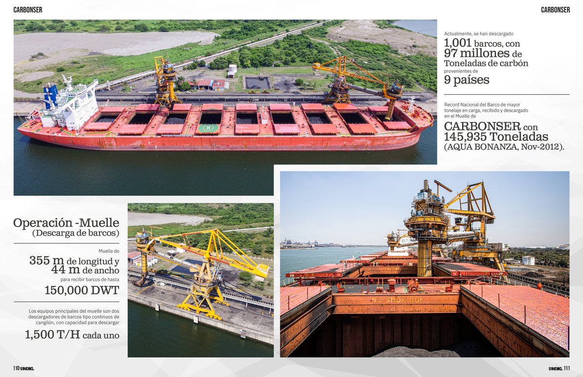 SUTERM_NACIONAL's tweet photo. Carbonser, terminal de recibo y manejo de carbón, ubicado en el puerto industrial de Lázaro Cárdenas, Michoacán; esto como parte de nuestra Revista S1NDIKL #SUTERMporMEXICO #SiempreSUTERM #YoSoySUTERM #SUTERMenlaRed #S1NDIKL https://t.co/fLpPWkD0is https://t.co/P3awCCQ7sC
