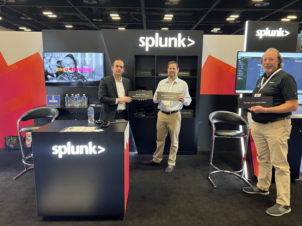 Carahsoft's tweet image. #DoDIIS22: Ready to enhance security, drive resilience &amp;amp; unlock innovation? Head over to @Splunk’s booth #712 to hear from the experts on ways you can #TurnDataIntoDoing.