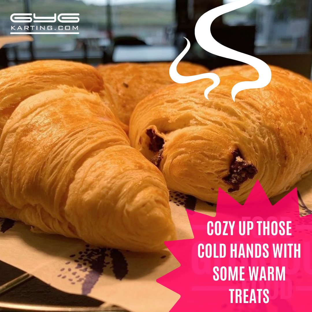 ✨Cosy up in this winter air, in our onsite cafe!✨

☕We offer all sorts of toasty drinks and snacks, from coffee and tea to paninis and croissants! 🥐
Book all your karting fun now at gygkarting.com and give our cafe a try!

#cafe #cosy #cosyupthosecoldhands #karting