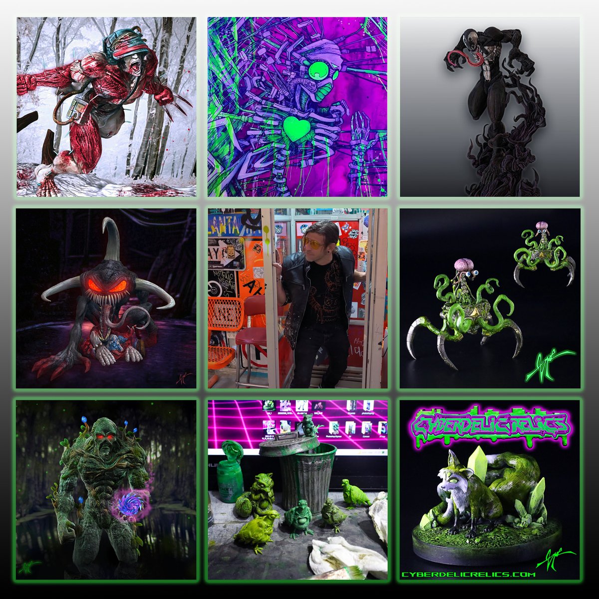 #artvsartist2022 #cyberdelic #alchemy #cyberdelicrelics #rickymattewsart