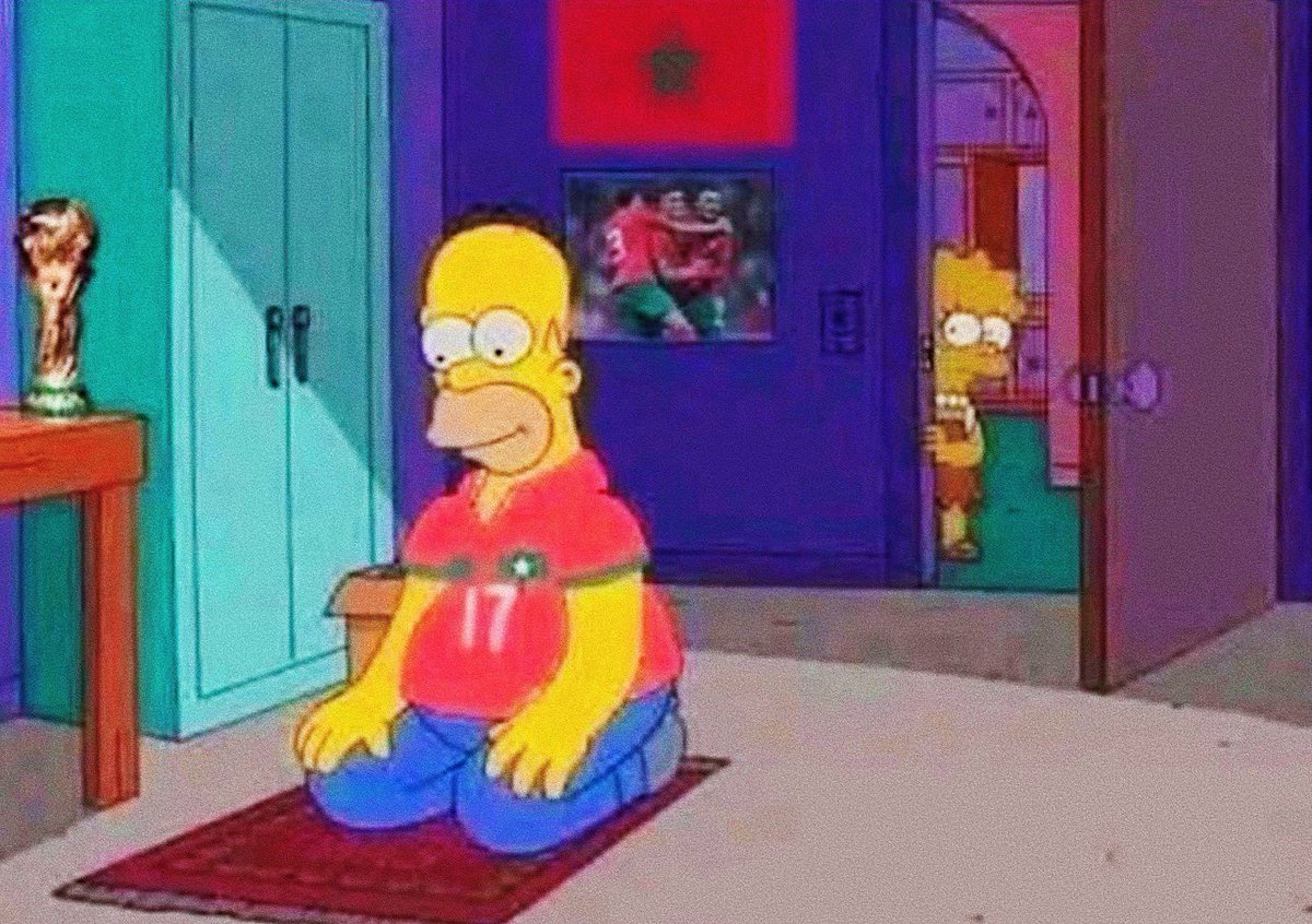 Muslim's tweet photo. All of us today.. 😭🇲🇦

#MoroccoVsFrance #WorldCup https://t.co/3HHbATv3Jj
