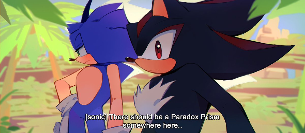 I came here for the gay hedgehogs — In a sonadow universe after