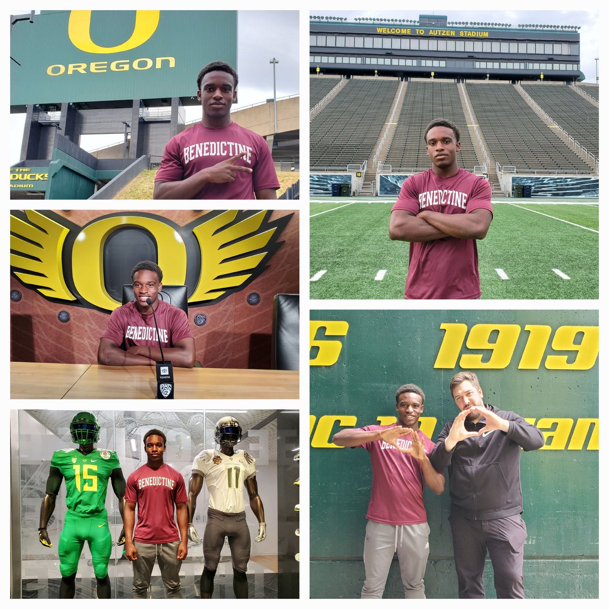Nas (@naseirsamuel) on Twitter photo It felt good representing <a href="/TheBC400/">Benedictine Military School</a> and Savannah, Georgia in Eugene, Oregon. BECAUSE I AM A <a href="/BC_Football1902/">BC Football</a> CADET!! #BaCk2BaCk #ComeFallInLine It felt good representing <a href="/TheBC400/">Benedictine Military School</a> and Savannah, Georgia in Eugene, Oregon. BECAUSE I AM A <a href="/BC_Football1902/">BC Football</a> CADET!! #BaCk2BaCk #ComeFallInLine