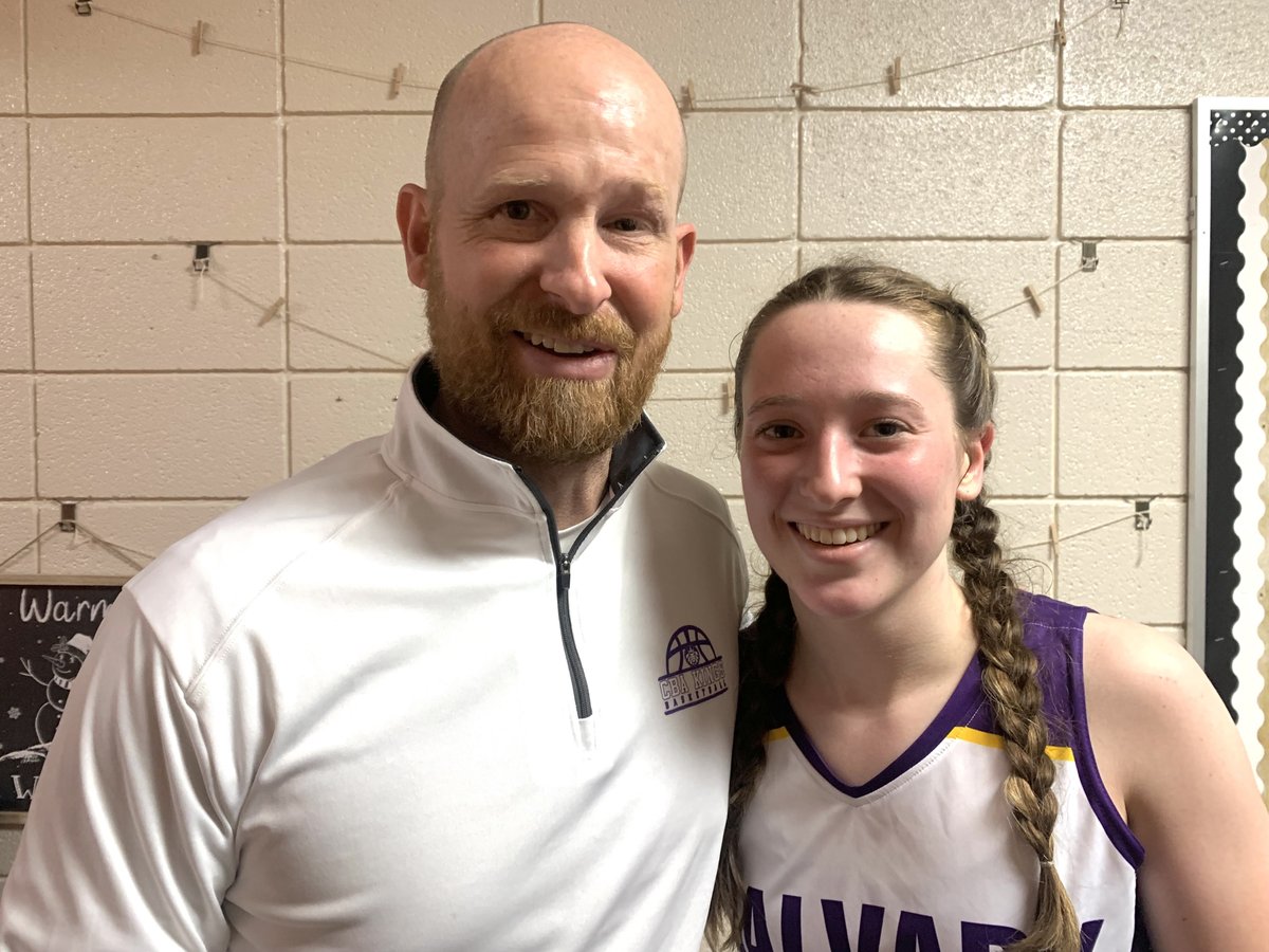 After years of playing on and coaching other basketball teams, CBA's Caitlyn and Mark Dickerson are finally together as player/coach and daughter/father. Check out their story at ourmidland.com/sports/highsch…
