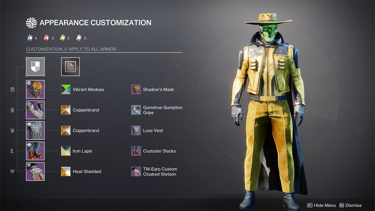 Spidercides's tweet photo. The Mask. #Destiny2 #Bungie #Gaming #DestinyFashion #ThreadsOfLight 

🗣️Smokin'! https://t.co/WxCJfY5Wmv