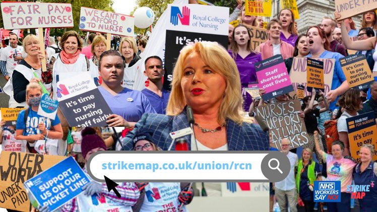 🙋‍♀️Who is coming tomorrow? 🪧Find your nearest @theRCN picket line here>>strikemap.co.uk/union/rcn Cannot make the picket? ✊Download, print and share a pic with our ‘I support the nurses’ board>> bit.ly/isupportthenur… #strikemap #FairPayForNursing #BackTheNurses #RCNStrike