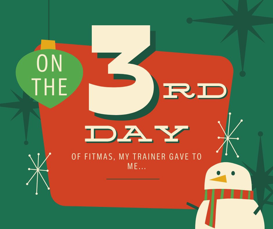 CVA_C4S's tweet photo. On the third day of Fitmas, my trainer gave to me... 3 Walking Lunges, 2 In Out Squats and a 1 Minute Plank.
.
.
.
#fitmas #merryfitmas #trainharder #trainsmarter #teamefs #courts4sports #c4s #cva #youknowyoutriedtosingit https://t.co/6M9itD5sSe