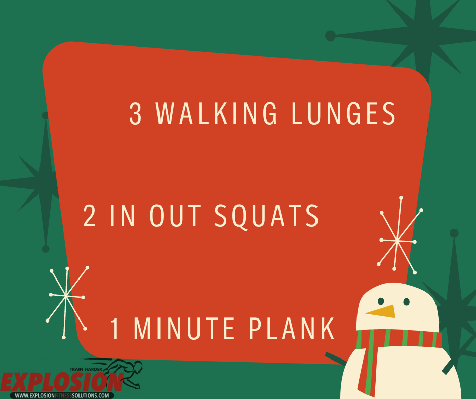 On the third day of Fitmas, my trainer gave to me... 3 Walking Lunges, 2 In Out Squats and a 1 Minute Plank. . . . #fitmas #merryfitmas #trainharder #trainsmarter #teamefs #courts4sports #c4s #cva #youknowyoutriedtosingit