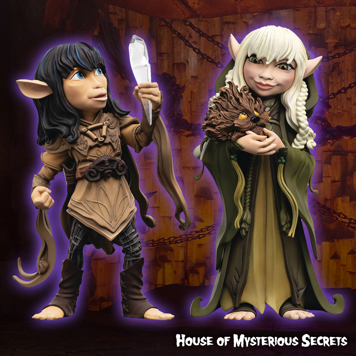 Celebrate 40 years of The Dark Crystal with Jen &amp; Kira vinyl figures from <a href="/WetaWorkshop/">Wētā Workshop</a>: houseofmysterioussecrets.com/?target=search…
