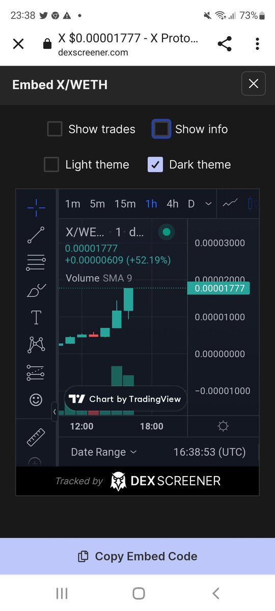 Sen87127285's tweet photo. @VitalikButerin Stealth Launched couple minutes ago join:
https://t.co/BiyJ6NHX3u
Lp lock/ tax 3:3/max :1% renounced...1000× easy

Chart: https://t.co/d4kWn3BnMB…

https://t.co/J8fro1KepQ…

Tweet about X, we are X Protocol!

Telegram: https://t.co/ix5IxOnK95. https://t.co/apaxyIWvqz
