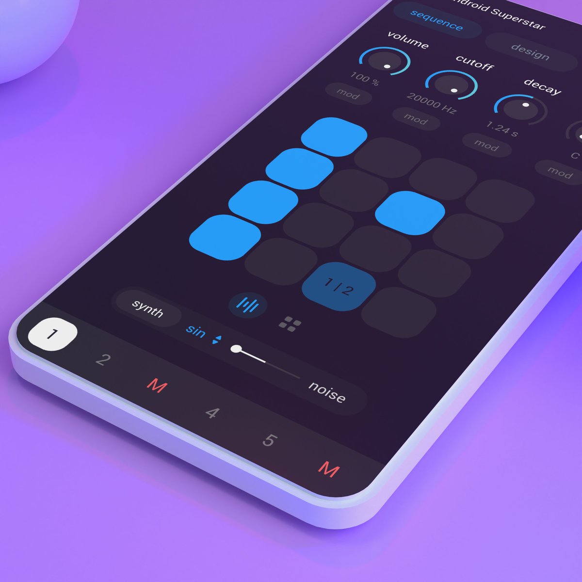 meteaurestudios's tweet photo. 🤖 Here comes Polaris version 0.8.7 🙌
It introduces a new "quick sound access" section on the sequence page, and allows you to mute tracks by doing a long press on any track number. Hope you like it!
👉 https://t.co/JvwNkb3BL3
#androidmusic #dawless #mobileproducer https://t.co/KHvy1og3o6