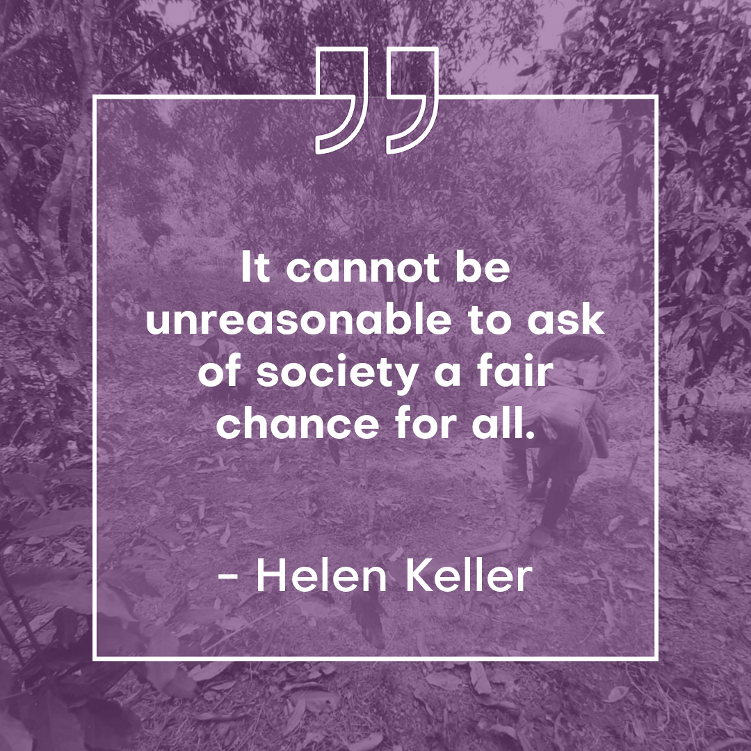 HelenKellerIntl's tweet photo. #WednesdayWisdom from our co-founder #HelenKeller. How do her words inspire you? https://t.co/qv0aw8RCl9