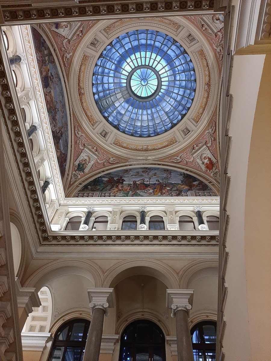 DArtHistAustria's tweet photo. We then had a guided tour if the exhibition "Metaspace. Raumvisionem" at the Francisco Carolinum, with lots of interesting reflections on space and its idea in art and digital art. https://t.co/HOVH1sSoWL