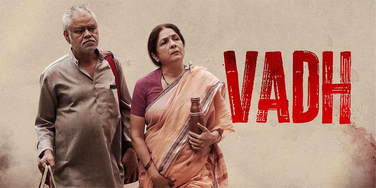 Kumar aRTyom 🗨️ (@ash19kumar) on Twitter photo Bloody Brilliant Movie. This is a work of Art from 1st frame to the last as it deals with multiple subject. A father A husband A teacher <a href="/imsanjaimishra/">Sanjay Mishra</a> has lived all the role with perfection. So happy to see him in this crime drama.
"Humne hatya nahi, Vadh kiya hai"
#Vadh 10/10 Bloody Brilliant Movie. This is a work of Art from 1st frame to the last as it deals with multiple subject. A father A husband A teacher <a href="/imsanjaimishra/">Sanjay Mishra</a> has lived all the role with perfection. So happy to see him in this crime drama.
"Humne hatya nahi, Vadh kiya hai"
#Vadh 10/10