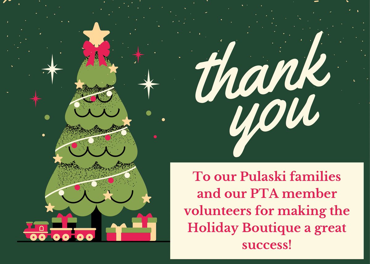 The PTA board would like to extend a huge thank you to our PTA member volunteers for their time and patience!