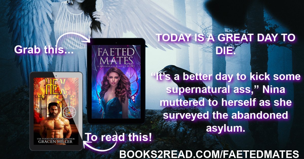 GracenMiller's tweet photo. Are they enemies, lovers, or #faetedmates? 1-click TODAY ! This sinfully delicious collection of #Fae stories is a limited-edition!
https://t.co/8klW3ieoAh
#PNR #paranormalromance #romancereads #enemiestolovers #faetedmates #fairytales #PNR #paranormalromance https://t.co/8ff7AwYleZ