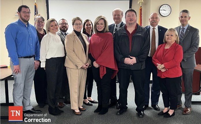 Excited to welcome leaders from <a href="/MoCorrections/">Missouri Department of Corrections</a> to Tennessee to share ideas on reentry/rehabilitation #publicsafety #oneteam