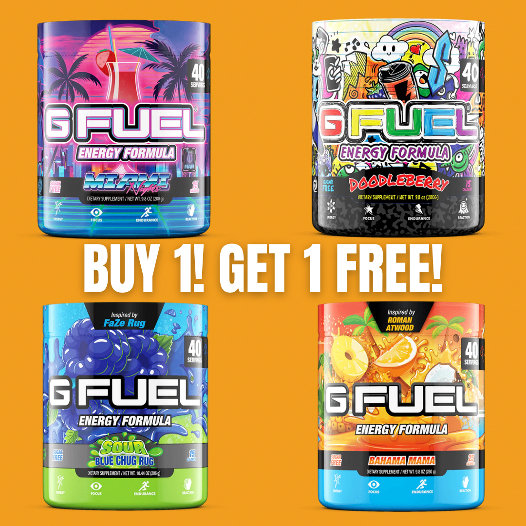 GFuelEnergy's tweet image. ❤️ 𝗟𝗜𝗞𝗘 + 𝗥𝗧 to win 2 #GFUEL TUBS OF YOUR CHOICE! Picking 2 winners tomorrow bc we just launched a 𝟮𝟰 𝗛𝗢𝗨𝗥 𝗢𝗡𝗟𝗬 𝗕𝗢𝗚𝗢 𝗦𝗔𝗟𝗘 on select flavors!!!

✅ BUY 1, GET 1 FREE!
✅ 24 HOURS ONLY!
✅ MIX N' MATCH FLAVORS!

🛍️ 𝗦𝗛𝗢𝗣: GFUEL.ly/flash-bogo-dec…