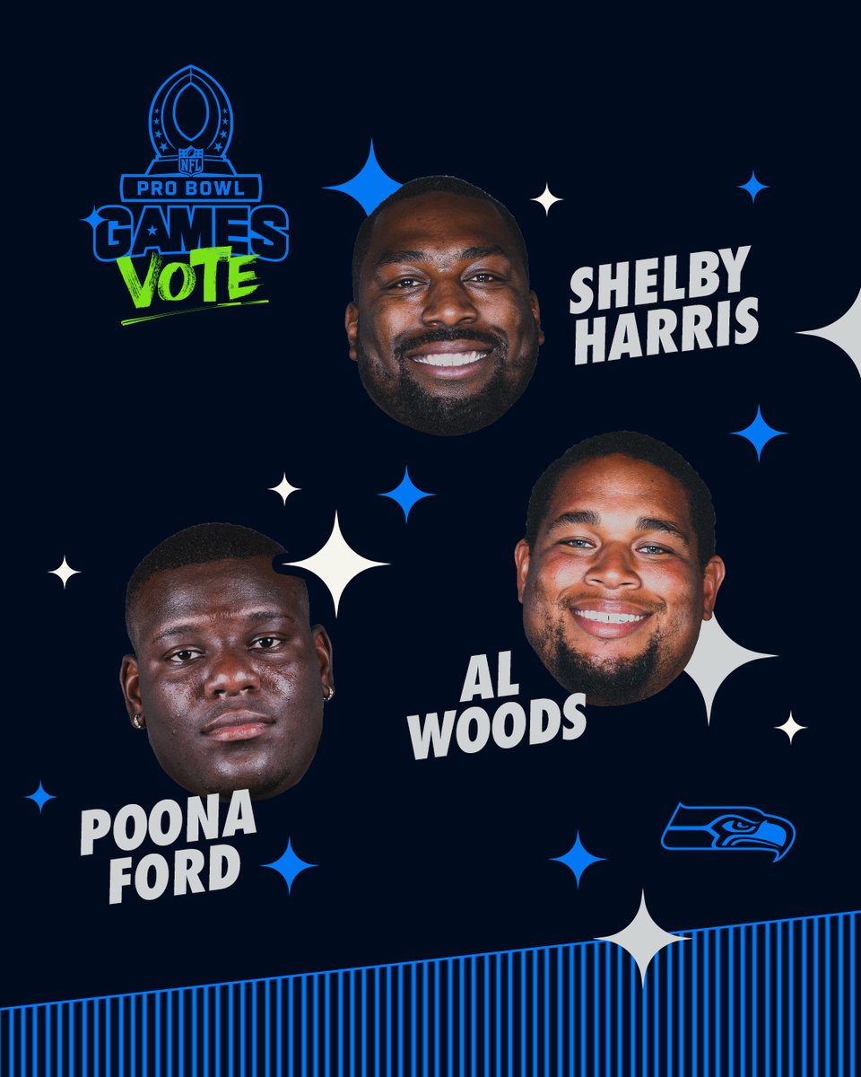 #ProBowlVote x <a href="/ShelbyHarris93/">Shelby Harris</a> x <a href="/alwoods17/">al woods</a> x <a href="/PoonaF_95/">Poona Ford🐐</a>