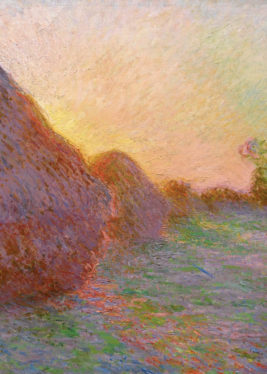 samanthacavet's tweet image. COLOR 

Monet used complementary colors to highlight areas of his painting. 

Complementary colors are located on opposite sides of the color wheel and draw the viewer’s eye when the colors are used together.