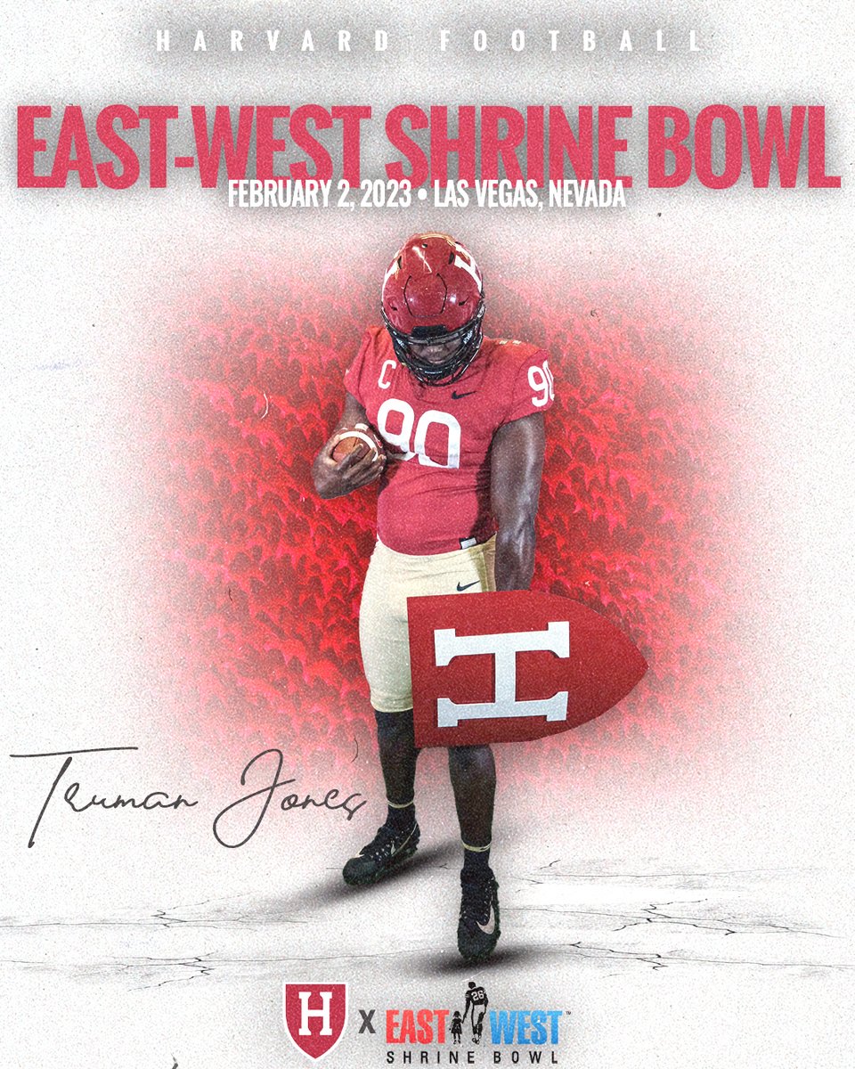 🙌 𝙏𝙝𝙚 𝙝𝙤𝙣𝙤𝙧𝙨 𝙠𝙚𝙚𝙥 𝙘𝙤𝙢𝙞𝙣𝙜 𝙛𝙤𝙧 𝙏𝙧𝙪𝙢𝙖𝙣 𝙅𝙤𝙣𝙚𝙨!

➡️ FCS <a href="/AP/">The Associated Press</a> Third Team All-America
➡️ East-West <a href="/ShrineBowl/">East-West Shrine Bowl</a> Invite

📰 bit.ly/3uR2C89

#GoCrimson #OneCrimson