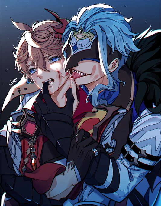 Childe Punishment - Day -X--[Sumeru route] After Dotorre heard about what Childe was doing in Inazuma."Do you think our mission is some kind of joke, Tartaglia?"--#Dottore #Childe #Fatui #Harbingers 